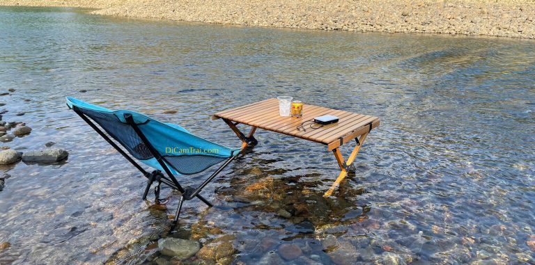 Cắm trại La Ngâu ngồi chơi bên suối mát